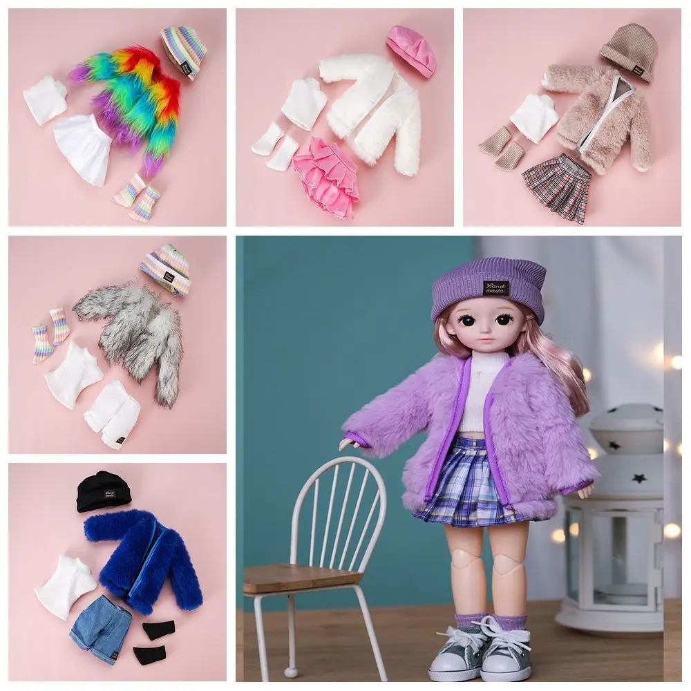 

School Style 1/6 BJD Dolls Sweater Set Sweater Set Knitwear 30cm Dolls Suit Skirt Fashion 30cm 1/6 BJD Suit Sweater Girls Gifts