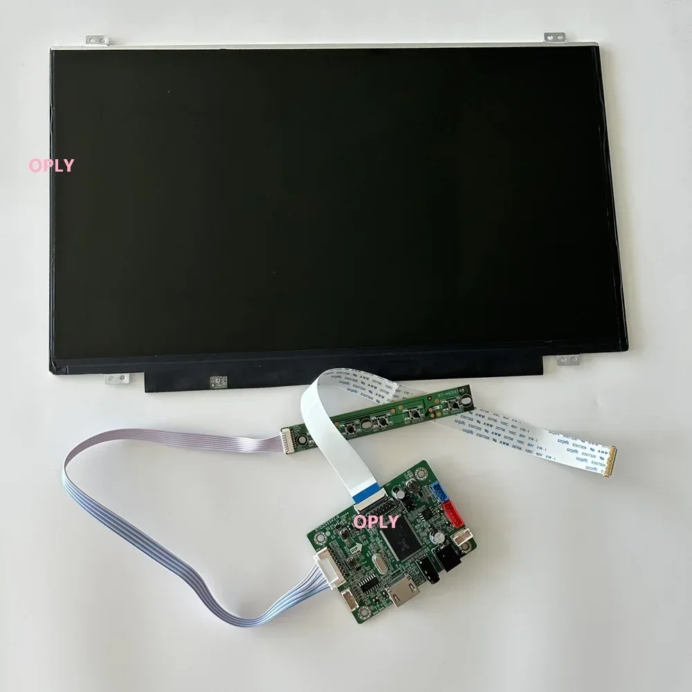 

MINI Controller board kit HDMI-compatible + 14" 1366X768 EDP panel screen 14 inch monitor DIY for PC PS X360 Laptop raspberry