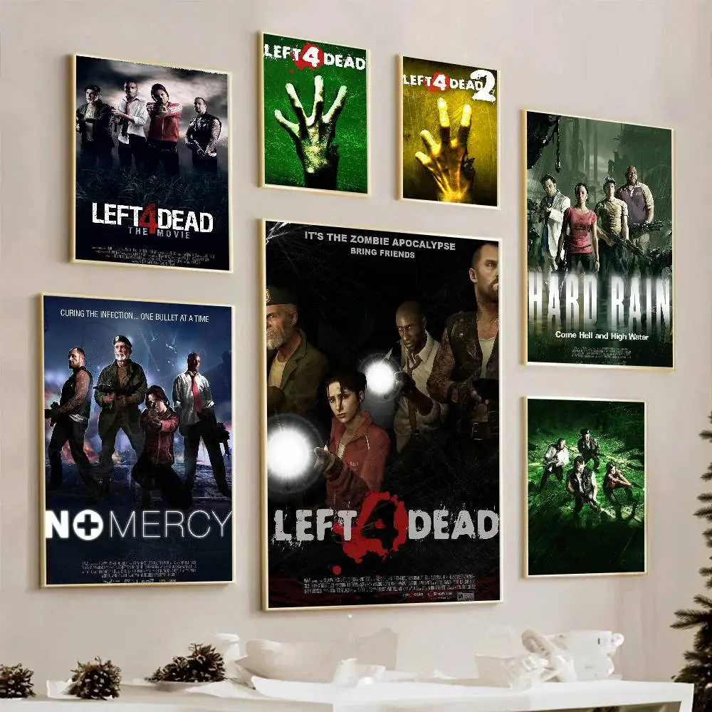 Classic Game L-Left 4 Dead-MT Gift Frameless Poster Personalized Gift For Lovers Customizable Home Decor