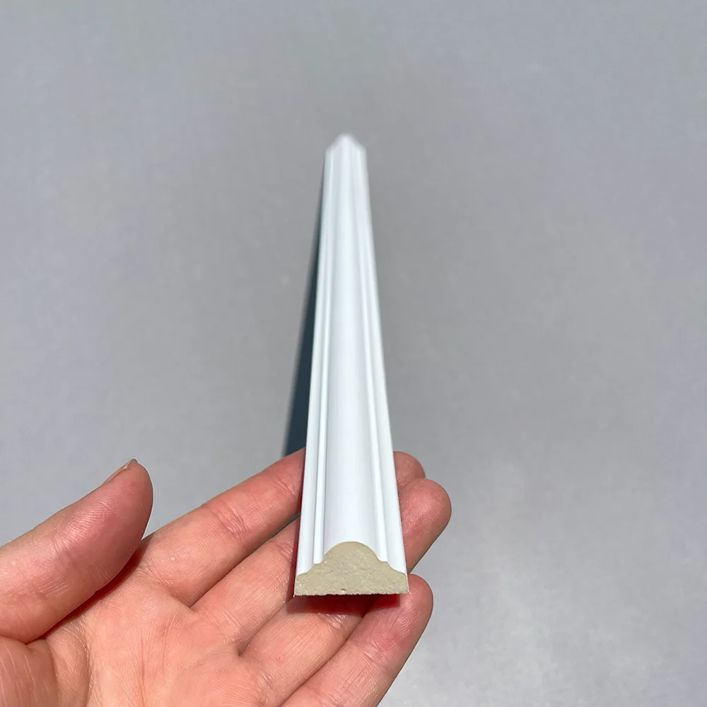18 Pieces of Semi-Circular PU Material Imitation Gypsum Wall Decoration Lines