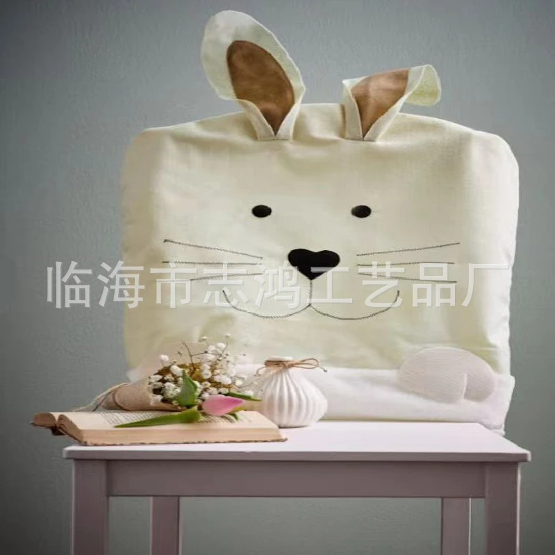 Easter bunny chair cover linen bunny chair cover 2024 hot new model