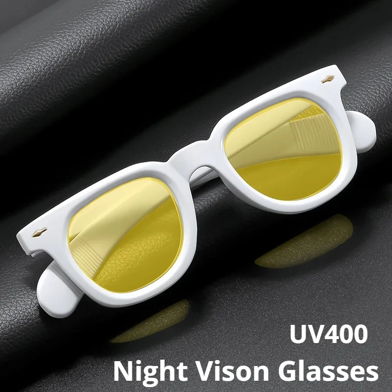 

Fashionable Anti-Blue Light Night Vision Glasses Classic Outdoor UV-Protective Sunglasses Unisex Retro Safety Eyewear UV400