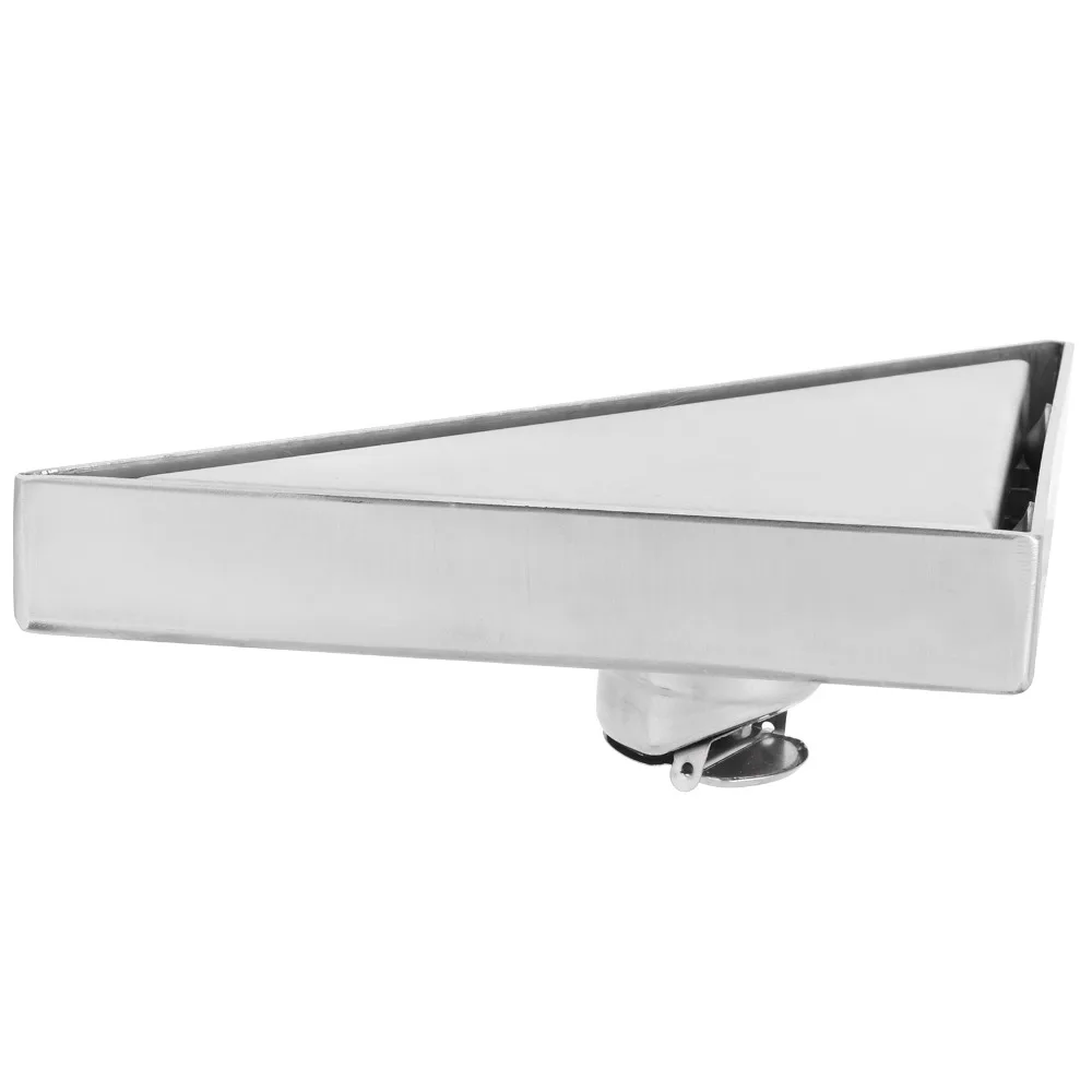 304 Stainless Steel Floor Drain Concealed Enlarged Buckle Design Corner Drain Tile Insert Threaded Adapter Floor Strainer Home