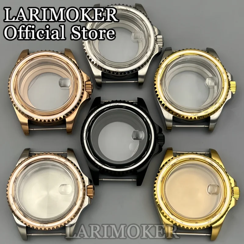 

Корпус часов LARIMOKER 43 мм SUB с сапфировым стеклом, водонепроницаемый, для механизмов NH34, NH35, Miyota 8215, Mingzhu 2813, ETA 2824, PT5000, запчасти для часов