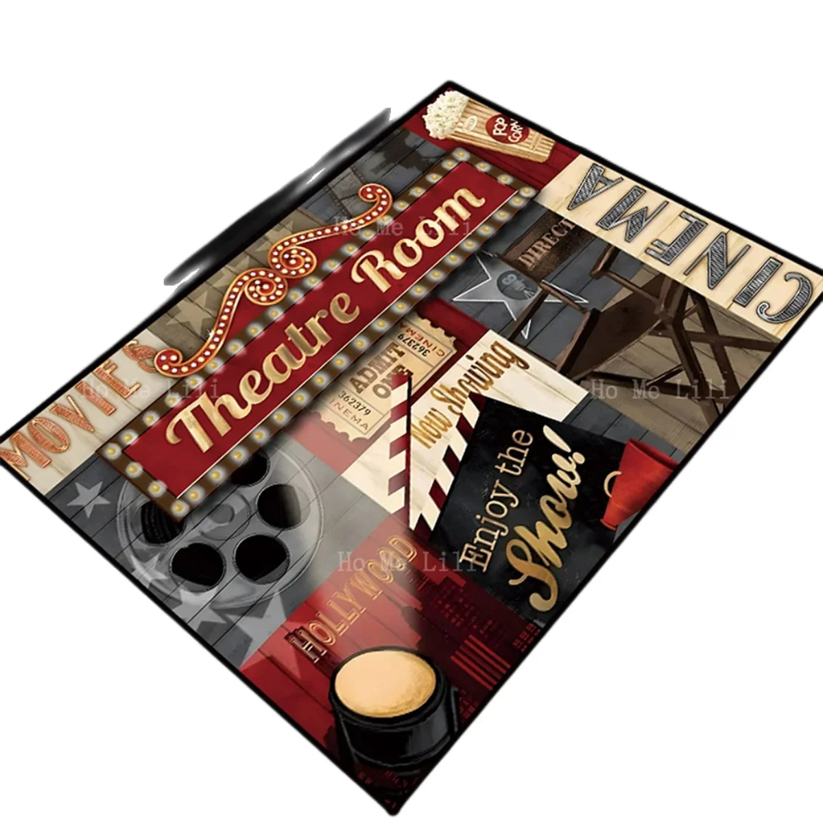 Ticket One Movie Pattern Area Carpet Floor Mat Comfortable Rug