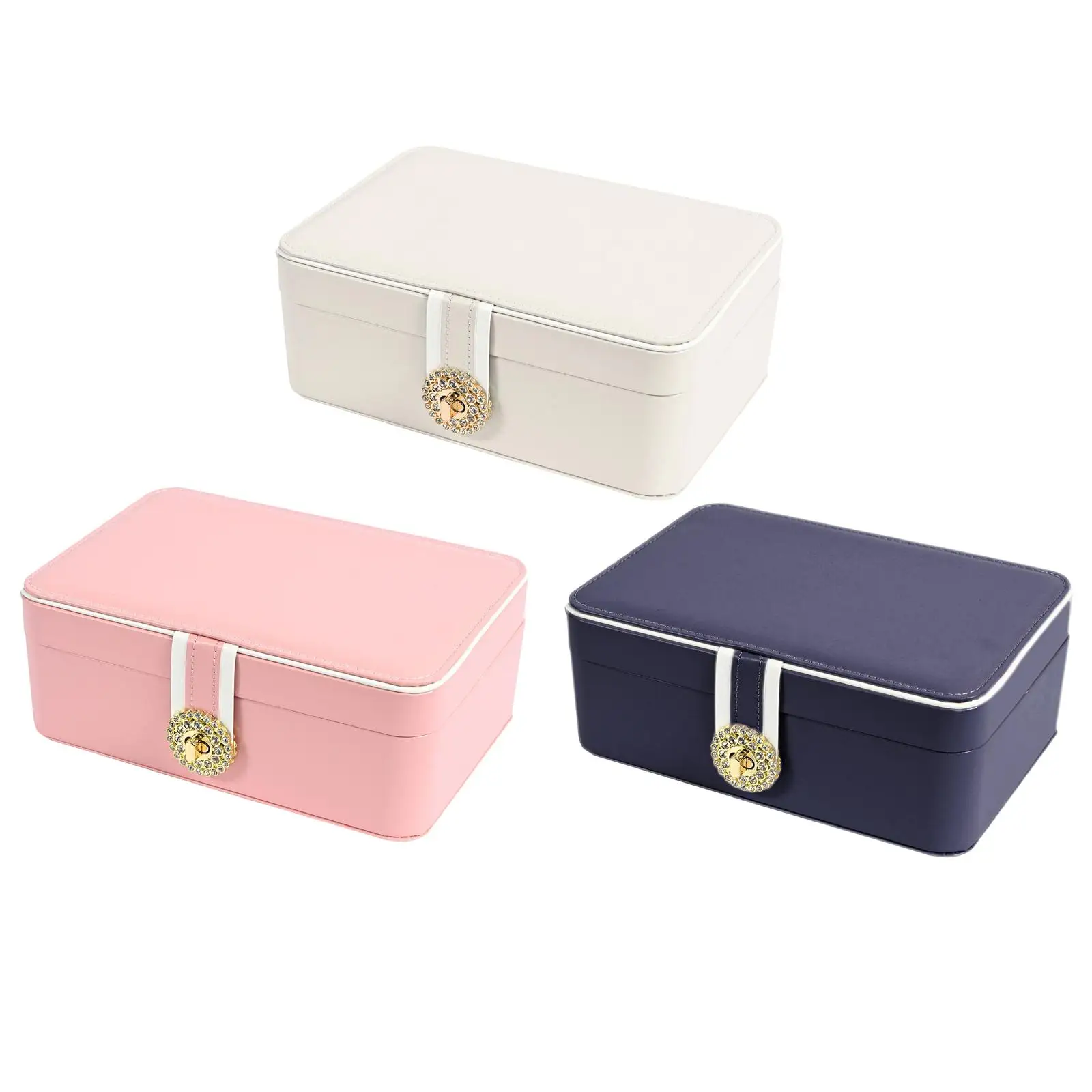 Jewelry Box Jewelry Travel Organizer for Stud Earrings Bracelets Necklaces