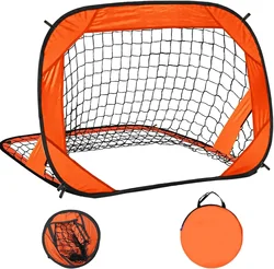 Kids Soccer Goal Net Pop Up Foldable Football Goal Indoor Outdoor for Improving Passing and Shooting Accuracy