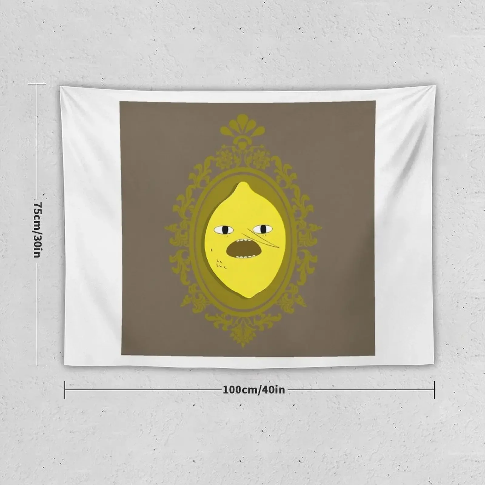 LEMON GRAB UNACCEPTABLE Tapestry Decoration For Bedroom Aesthetic Room Decor Tapestry