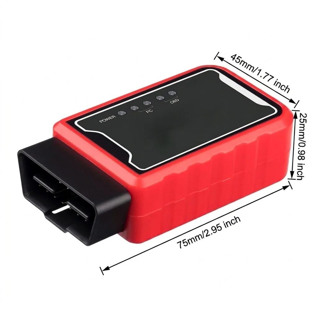For ELM327 For OBD2 Car Fault For Code Reader Scanner Diagnostic Tool For Engine Check Light For Reset Real Data Stream Monitor