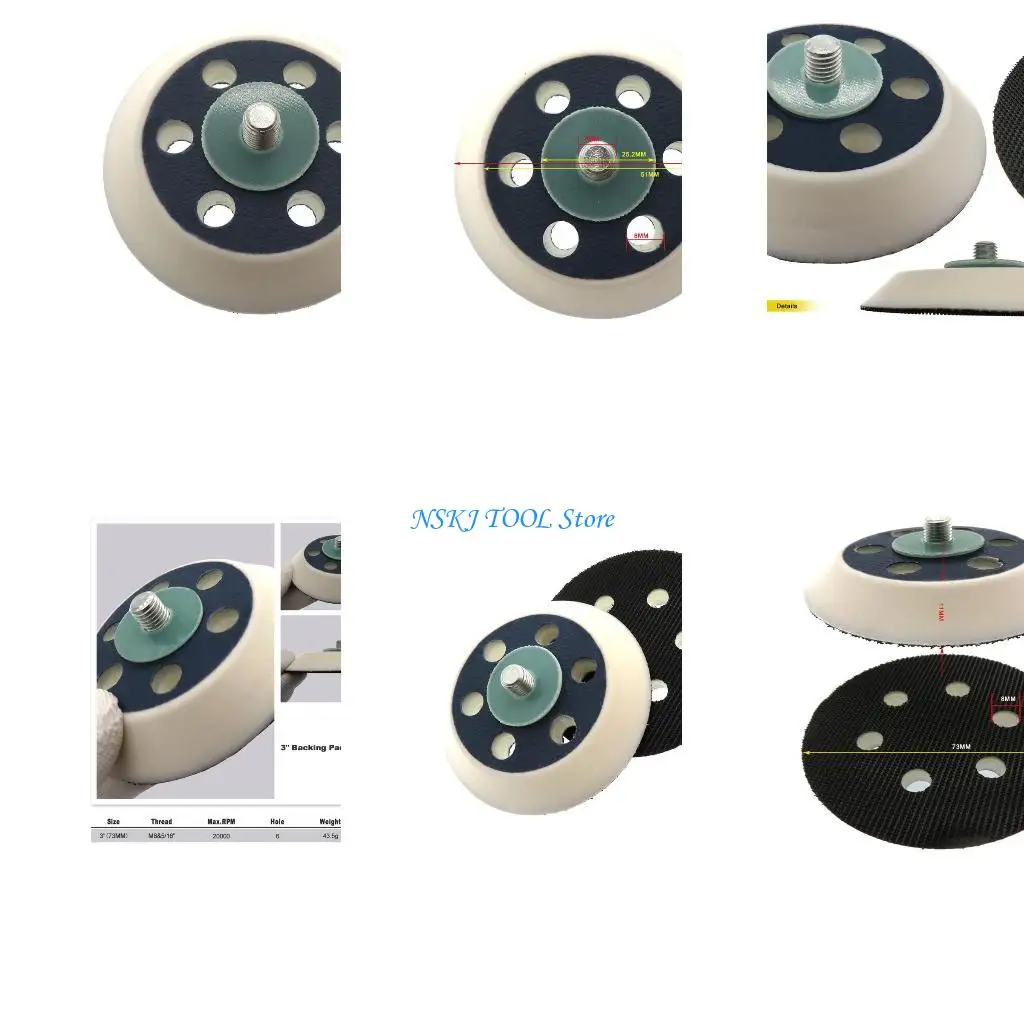 

L8RC Premium Finishing Sandpaper 73mm for Orbital Sander Sanding Discs Wheel