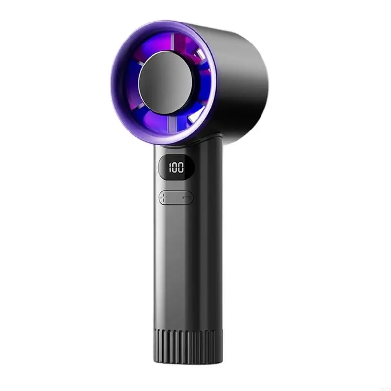 J6PE Digital Display Fan مريحة صغيرة مروحة USB مروحة Office ABS ABS للداخلية