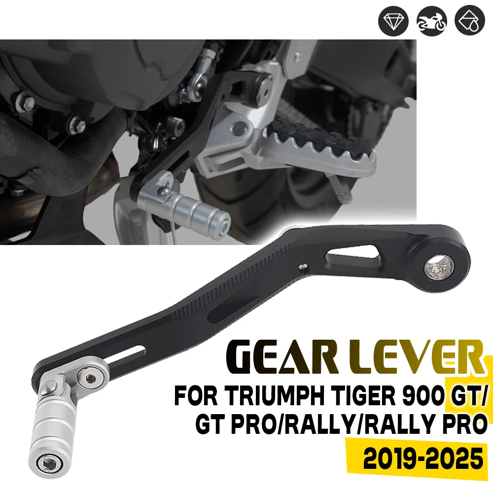 

Мотоциклетный складной регулируемый рычаг переключения передач, педаль переключения передач, подходит для Tiger 900 2019-2023 Tiger 900 Rally Pro Tiger 900gt pro 2025