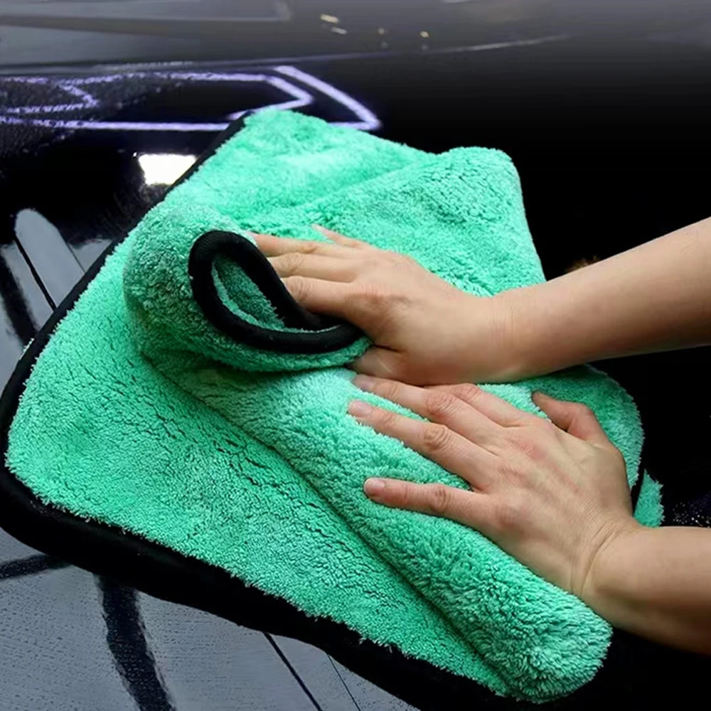 1200GSM Car Wash Microfiber Towel Car Cleaning Drying Auto Washing Cloth Car Detailing Micro Fiber Rag Car Accessories Tool