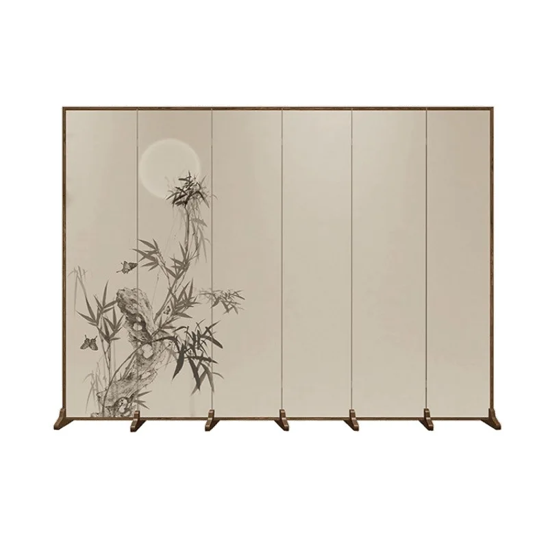 

Screen partition living room entrance entrance tea room foldable mobile hotel decoration