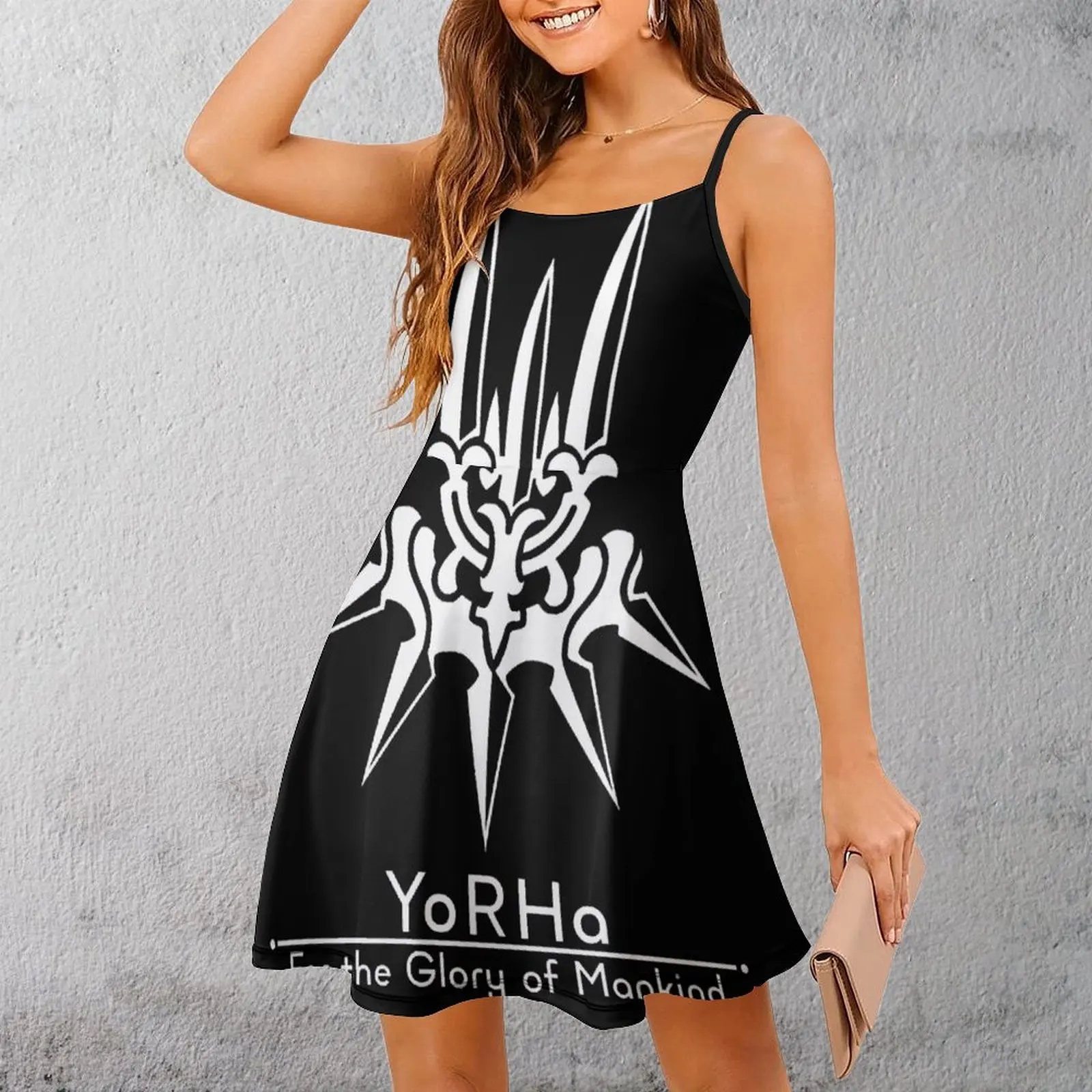 YoRHa Essential  JackJone Women's Sling Dress Casual Graphic Sexy Woman's Clothing Joke Cocktails The Dress