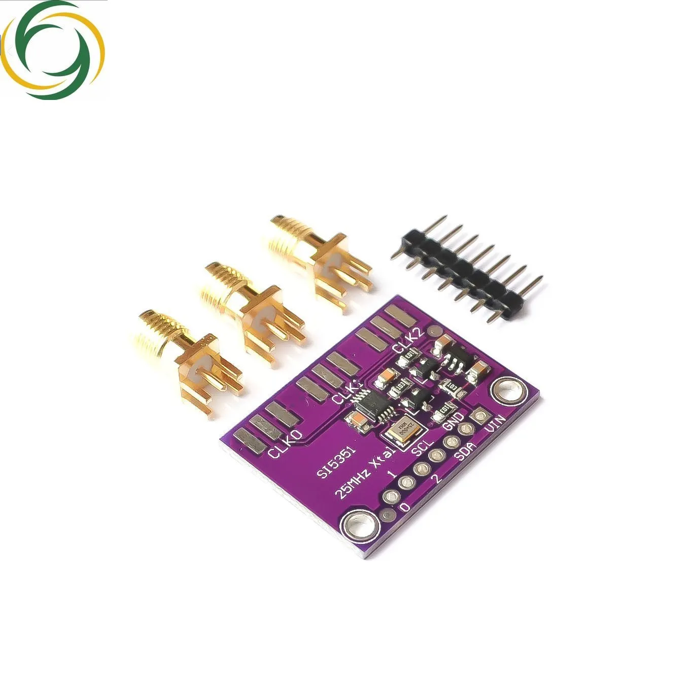 DC 3V 5V SI5351 SI5351A I2C Clock Signal Generator Module High Frequency Signal Square Wave Frequency 8KHz-160MHz For Arduino