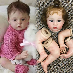 48CM Reborn Doll Kits Painted/Unpainted DIY Soft Vinyl Doll Kits Newborn Baby Doll Parts Bebe Reborn Kits Sin Pintar