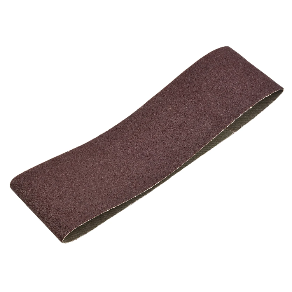 Efficient Grinding and Polishing with Alumina Sand Abrasive Belt Set of 3 76 x 533mm (3x21 Inches) Grit 40/80/120