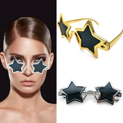 Funny Sunglasses Pentagram Eyeglasses Party Glasses Sun Glasses Driving Travel Shades Punk Style Uv400 Personality Star Goggles