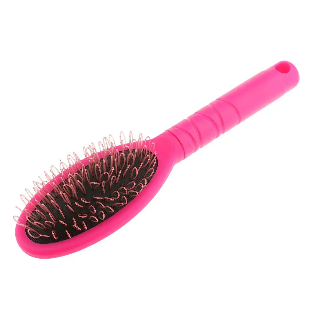 Plastic Hair Extension Loop Brush for Tangle Free Styling of Long Hair Wigs and Micro Ring Accessories