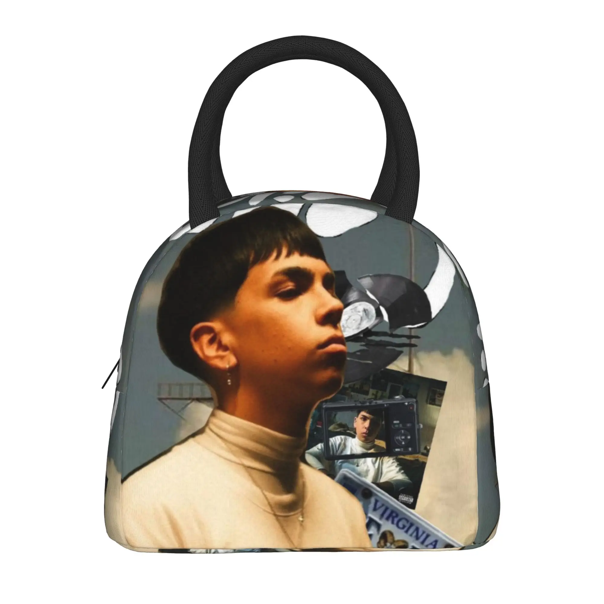 Milo J Rapper Music Album Tour Merch Insulated Lunch Bag For Travel  Storage Food Boxes Portable Thermal Cooler Lunch Boxes