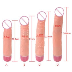 Penis Vibarting Stimulator Waterproof Sex Toys for Women Masturbation G spot Clitoris Stimulate Realistic Dildo Vibrator