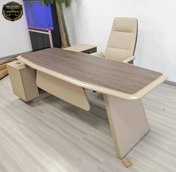 Boss L Shape Manager Storage Executive Desk Designer Corner Computer Study Desks Shelves Drawer Bedroom Home Office