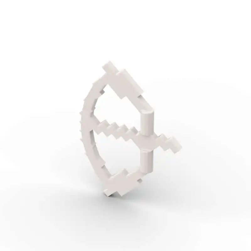 MOC 10 STKS 18792 Pixelated Met Pijl Getrokken Bouwstenen Kit Prop Boog Deel Bricks DIY Idee Deeltje Kinderen Verjaardagscadeautjes