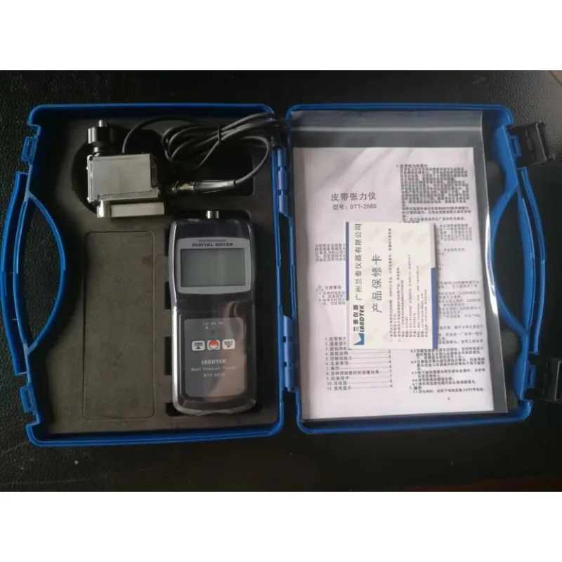 Hot koop LANDTEK Hot Koop Rekstrookje Meter Digitale Riemspanningsmeter BTT-2880 Bereik 0 ~ 750N