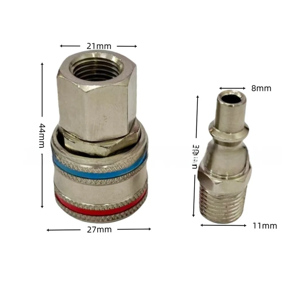 موصل سريع هوائي مقرنة سريعة 1/4NPT أنثى الموضوع ضاغط الهواء خرطوم تركيب سريع لموصل الأنابيب AIr #6