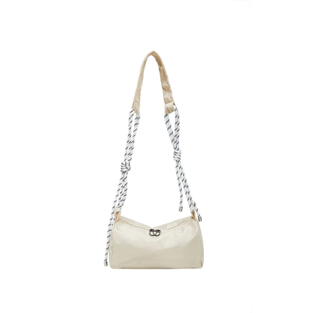 

Adjustable Strap Oxford Cloth Square Bag Soft Large Capacity Solid Color Shoulder Bag Japanese Style Rope Frenum