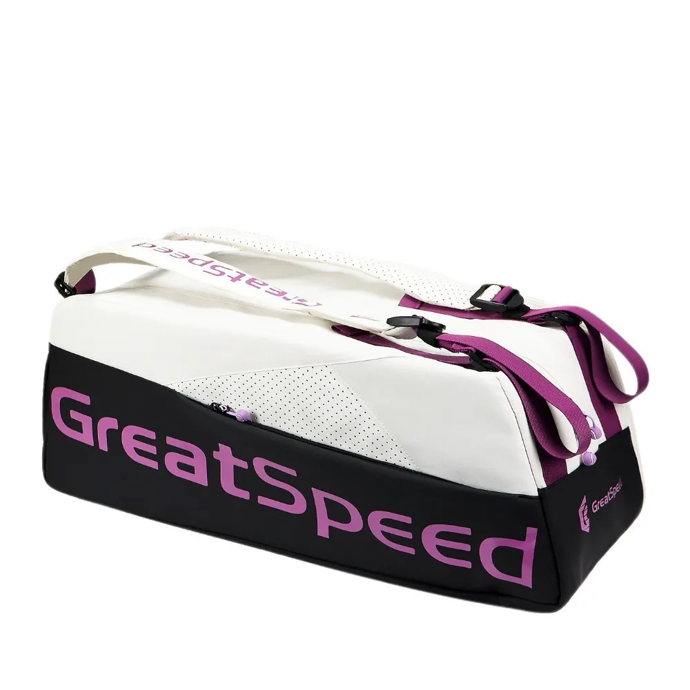 

Tennis bag, large capacity 6 pcs, shutters, independent shoe compartment, men's and women's same badminton bag