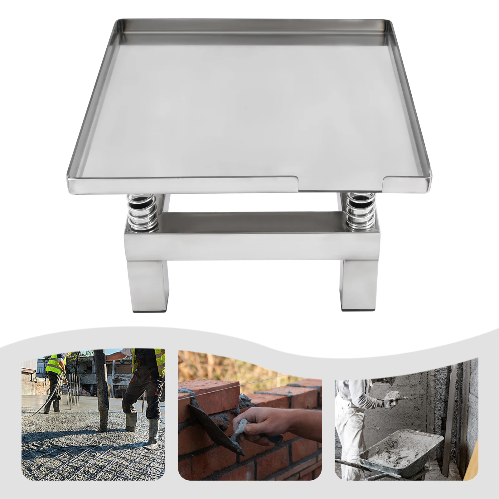 35*35CM Concrete Vibrating Table 50W  Lab Vibration Table10kg Capacity for Precise Test Block Preparation EU/US Standard