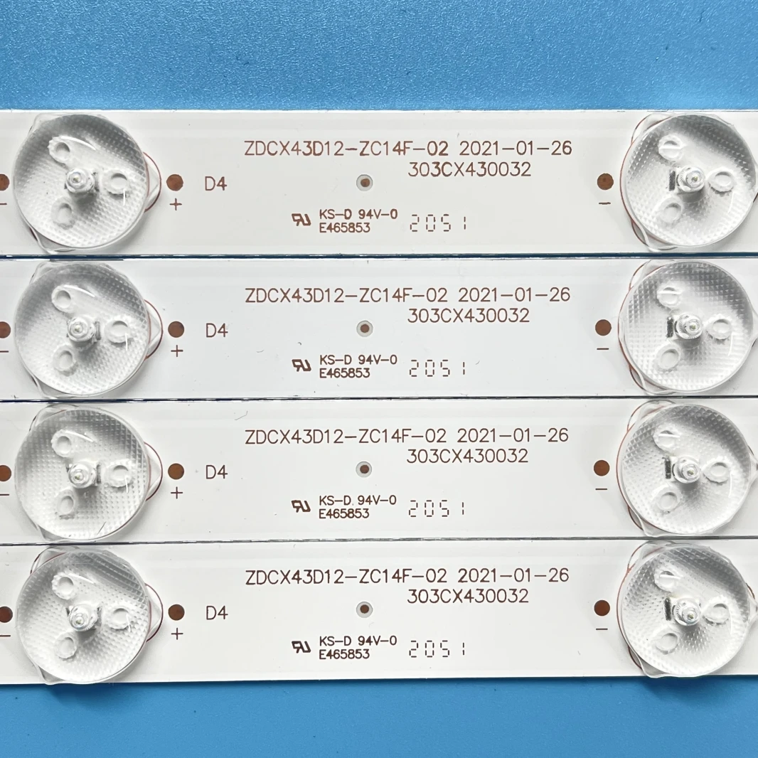 LED Backlight strip for 43LEX5009/FT2C 43LEX-5009/FT2C ZDCX43D12-ZC14F-02 303CX430032  LC430DUY-SHA1 Shivaki STV-43LED17