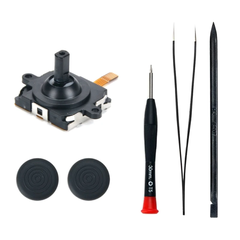 

3D Analog Joystick Replacement for Quest 2 Controller Thumbstick Caps Cover Controller Disassembly Tools