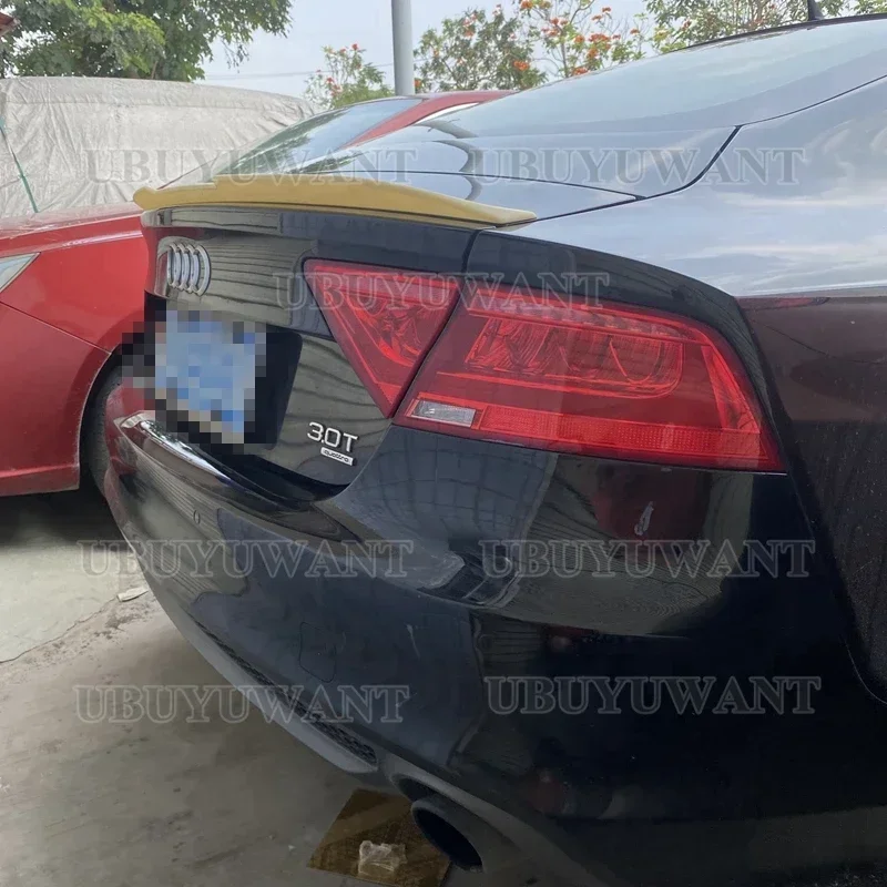 

Высококачественный задний спойлер из углеродного волокна для Audi A7 S7 RS7 M4 Style ABS спойлер из материала 2013- 2018