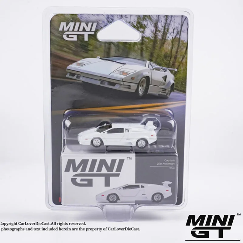 

MINIGT 1/64 Сплав 1134 # Коллекционная модель суперкара Countach к 25-летию, белая, статическая, для декора, праздничные подарки, игрушки