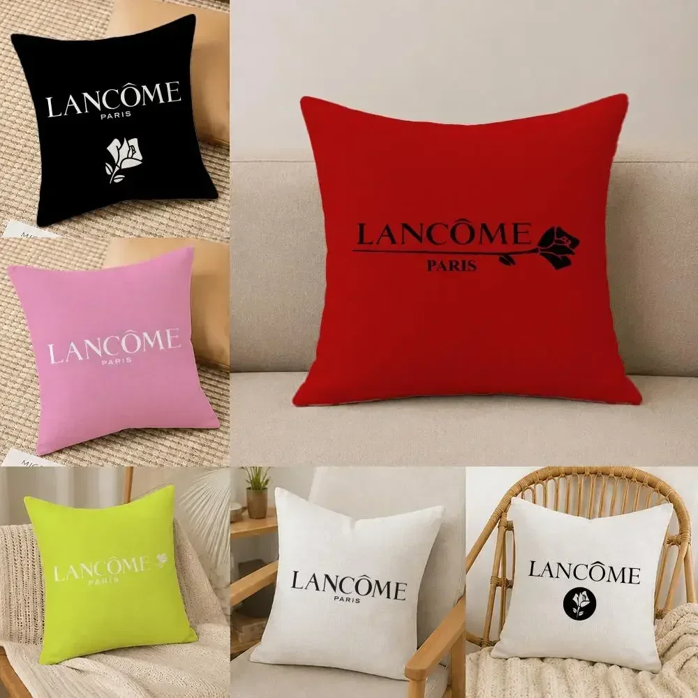Funda de cojín marca L-Lancome, juego de fundas de almohada de lino natural, decoración todo en uno para sofá, dormitorio y silla