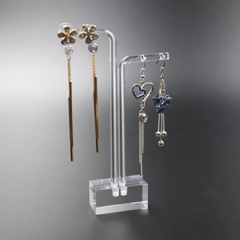 Clear Acrylic Hanging Earring Display Stand Jewelry Showing Case Earring Organizer Earring Holder Jewellery Stands