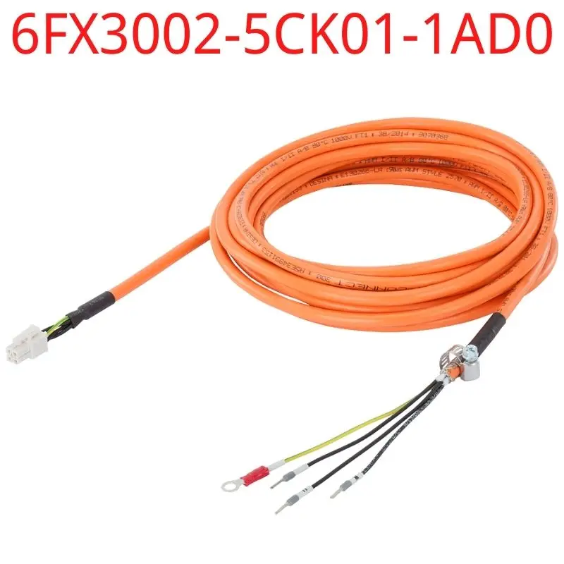 6FX3002-5CK01-1AD0 Brand New Power cable pre-assembled 6FX3002-5CK01-1AD0 4x 0.75 C, for motor S-1FL6 LI to V90 230 V FS A, B,