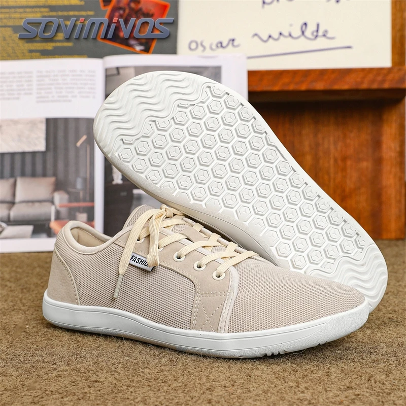 Barefoot Shoes for Women Men Zero Drop Wide Toe Box Sneakers Minimalist Lace Up Lightweight Running Shoe Barefoot Shoes Woman