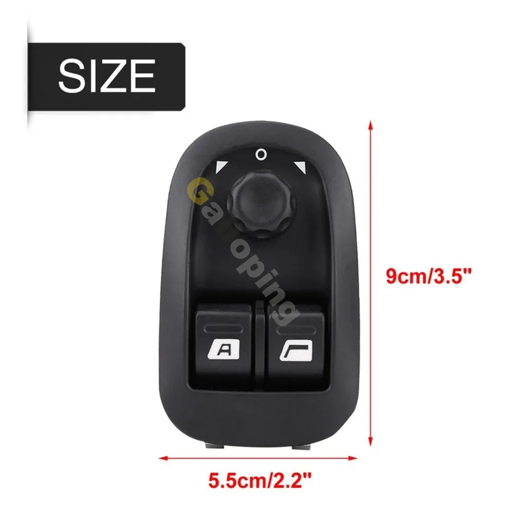 Electric Power Master Window Lifter Switch Panel Mirror Control Push Button 6554.WA For Peugeot 206 207 306 Citroen C2 Car Parts