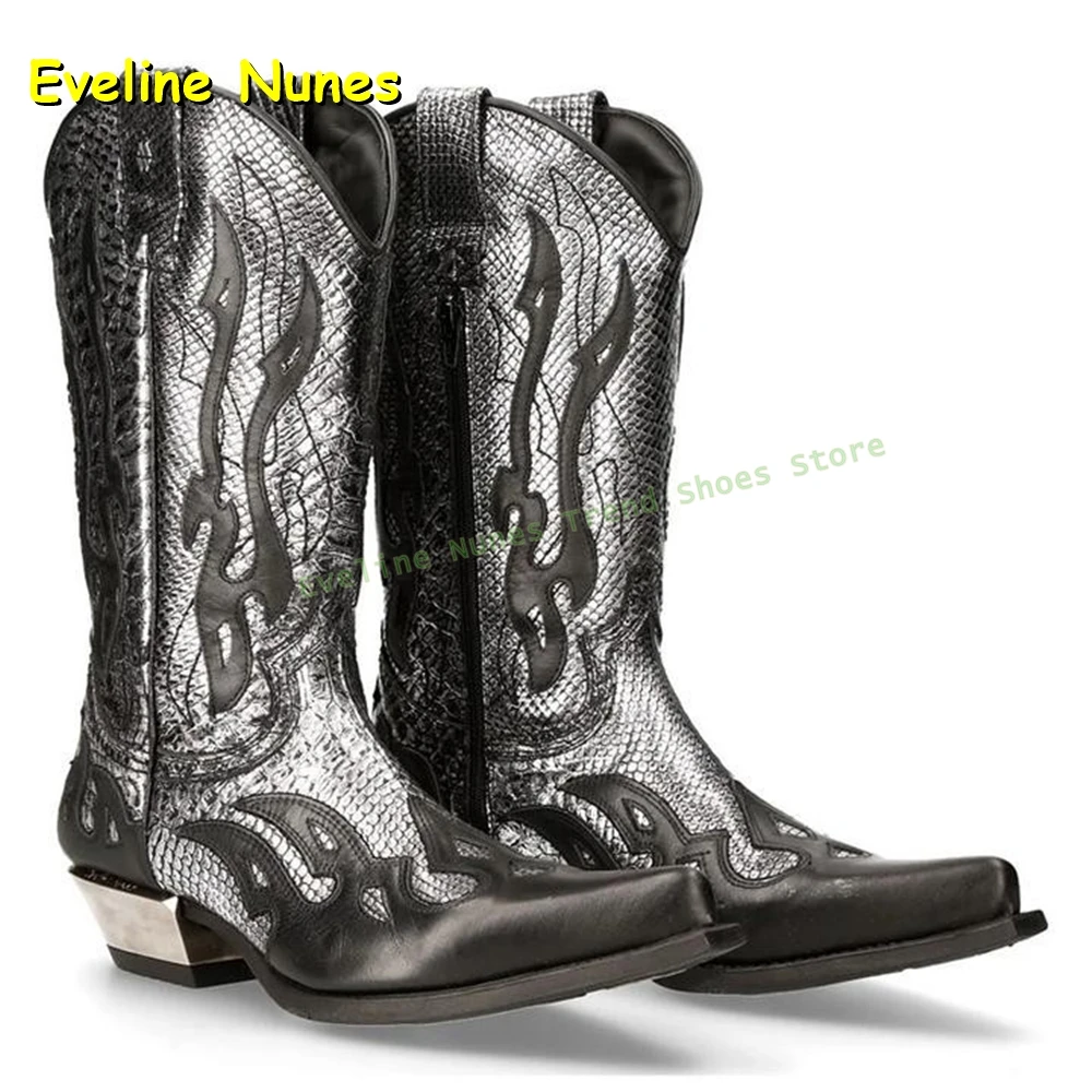 Flame Pattern Punk Knight Boot – Women'S Shoes Trending 2025 recenzja i cena