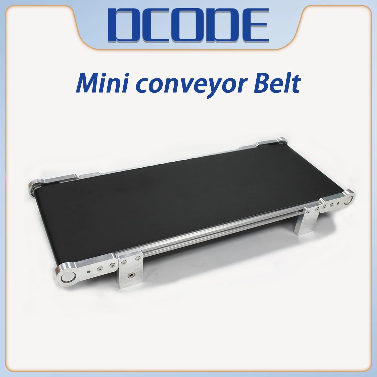 DCODE 60CM Adjustable Speed Wide Mini Conveyor Belt Aluminum Alloy Electric Conveyor TIJ Printer Assembly Line Conveyor Belt