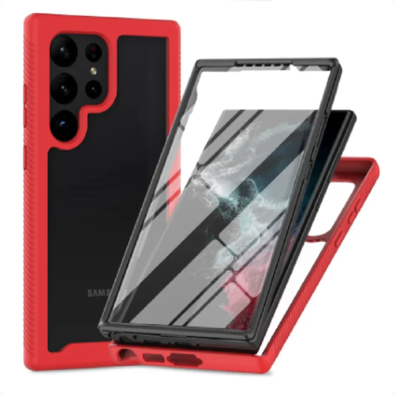 S26 Ultra S25 S24 S23 Coque Voor Samsung Galaxy S20 FE 5G Crystal Case Scherm 360 Bescherm Shell Samsung S23 Plus S 24 FE 25 26