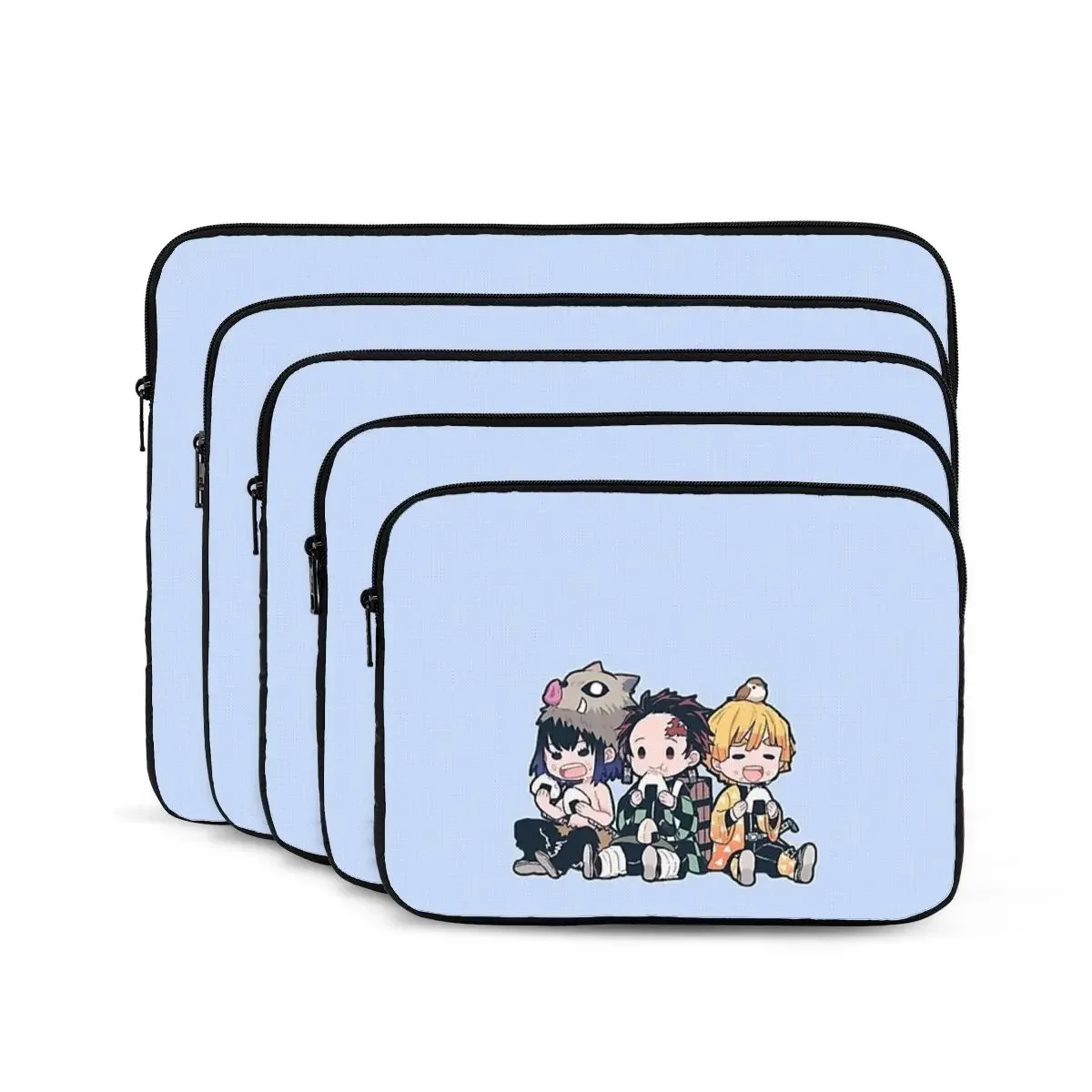 Anime Demon Slayer Kamado Tanjirou Notebook Laptoptas 10 12 13 15 17 Inch Notebook Sleeve Cover Tas Tablet Shockproof Case Bag