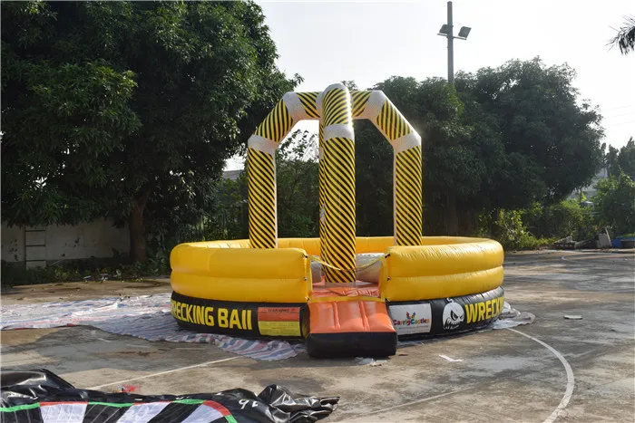 FOR  Inflatable jumping bouncer castle , Inflatable Wreck Ball Game for Sale New Design Inflatable Sport game for adults