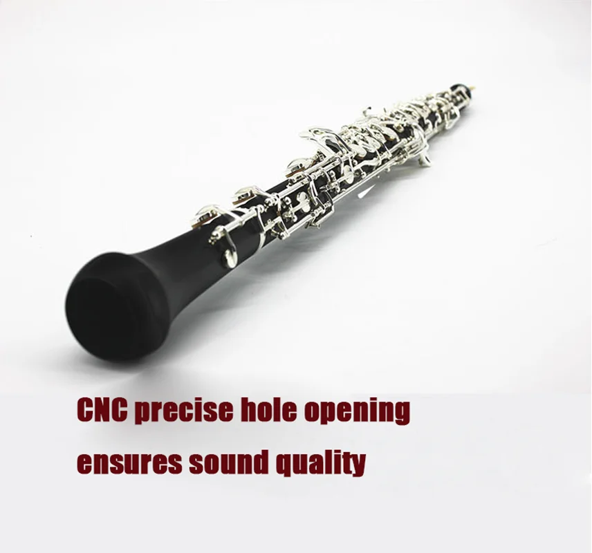 

Professional C Key Oboe Semi-Automatic Cupronickel Silver/Nickel-Plated Keys Bakelite wood
