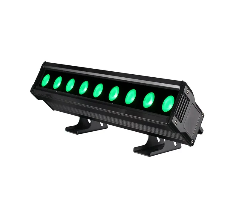 

IP65 50 см 9x12 Вт RGBWA + УФ 6 в 1 светодиодный водонепроницаемый пиксельный светильник для мытья полов, настенные светильники для украшения здания