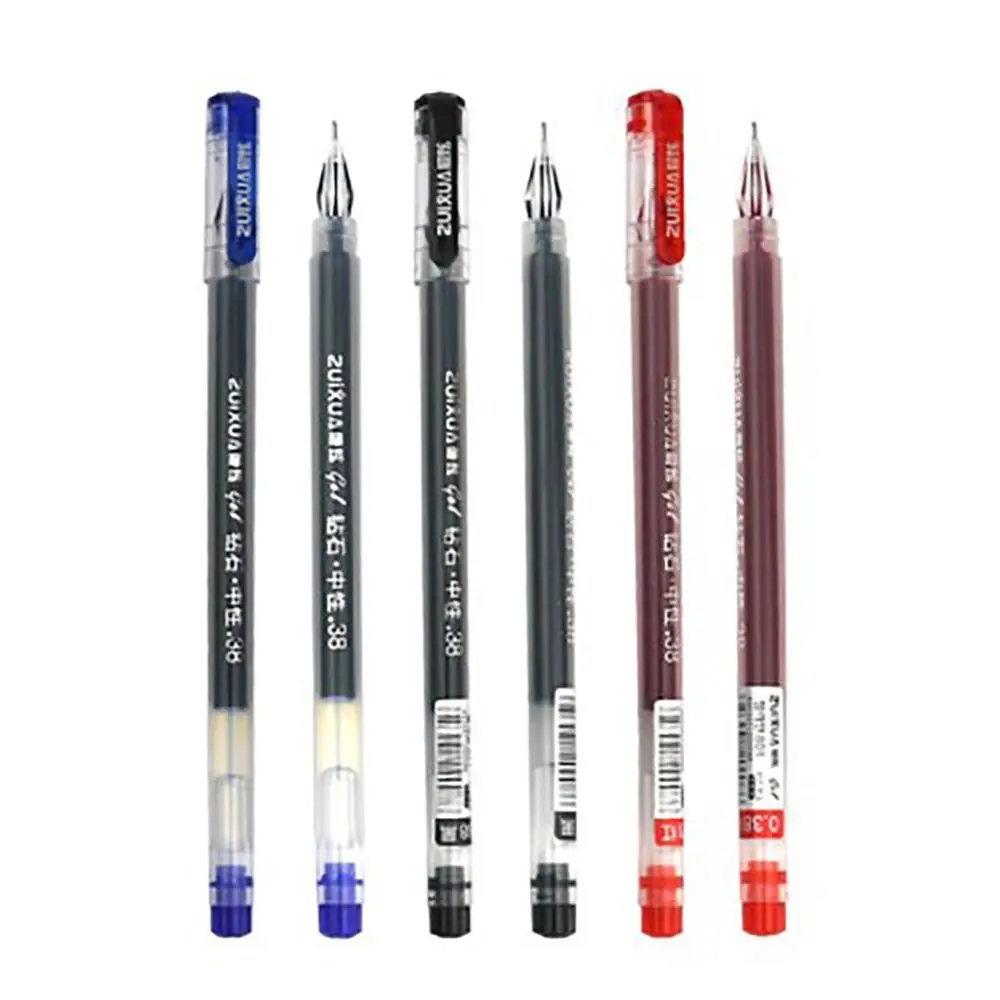 High Quality PC+ABS+AS Gel Pen Diamond Tip Stationery Signature Pen Student Supplies Gift Neutral Pen